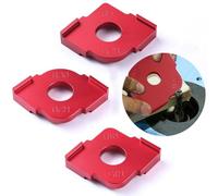 Gabarits de fraisage pour rayon, lot de 3 gabarits d'angle en alliage d'aluminium pour le travail du bois, R5 R10 R15 R20 R25 R30, gabarits pour fraise à congé