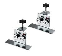 Gabarits de montage de porte d'armoire domestique en acier inoxydable pour porte cachée et à fond plat Outil de travail du bois