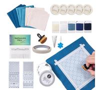 Gabarits de Quilting - 20 Pièces Fournitures Créatives avec Accessoires | Gabarit de Traçage pour Couture à la Main | Pour Amatrices, Tissus, Jeans, Chemises, Sacs, Quilt, Vêtements