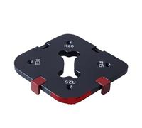 Gabarits de Routeur à Gabarit de Rayon Gabarits de rayon d'angle arrondi for le travail du bois, outil chanfreinage d'arc for, gabarit table