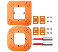 Gabarits De Routeur À Rayon D'angle Rond Polyvalents 2 Pièces Modèles Routeur Pour Les Projets Menuiserie Avec Plusieurs Modèles Gabarits À Rayon Angulaire Arrondi