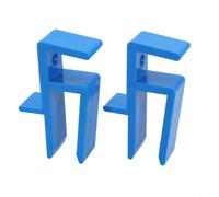 Gabarits de travail du bois pour armoires et panneaux, outil de marquage avec ligne de traçage pour remplissages et coups de pied, matériau ABS, 75 mm, lot de 2 (c)