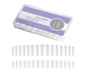 Gabarits d'extension d'ongles en ABS de forme ovale avec échelle pour chien pour des applications de vernis gel longue durée