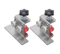 Gabarits en acier inoxydable adaptés pour le positionnement de la porte d'armoire cachée et d'extension vers le bas, installation dissimulée