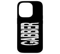 Gabber. J'adore la Musique Techno. Raver Techno et électronique Coque pour iPhone 14 Pro