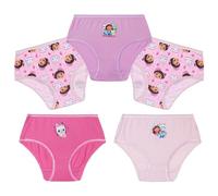 Gabby Dollhouse Culottes Fille, Confortable et Respirant 100% Coton Culotte Bebe (Violet/Rose, 2-3 Ans)