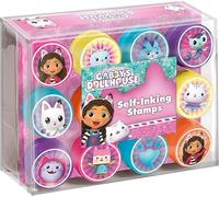 Gabby' Dollhouse Lot de 12 tampons auto-encreurs Idéal pour les petits artistes et les fans de Gabby's Dollhouse/Parfait pour les enfants