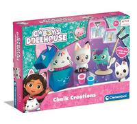 Clementoni – Coffret créatif Gabby et la Maison Magique – Moulage plâtre, figurines, Dès 7 ans