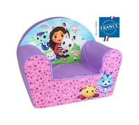 Fauteuil club enfant GABBY ET LA MAISON MAGIQUE - Fun House - Rose - L.52 x P.33 x H.42 cm