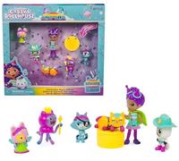 Gabby's Dollhouse Gabby et la Maison Magique - Gabby Dollhouse - Coffret Cadeau 5 Figurines - Petits Chatons - 5 Figurines Et 1 Accessoire - Dessin Animé Jouet Maison De Poupée - Jouet Enfant 3 Ans Et +