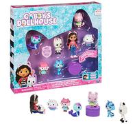 Gabby's Dollhouse Gabby et la Maison Magique - Gabby Dollhouse - Coffret Cadeau Figurines - 7 Figurines Et 1 Accessoire Surprise - Dessin Animé Jouet Maison De Poupée - Jouet Enfant 3 Ans Et +