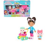 Gabby et la Maison Magique - Gabby Dollhouse - Coffret Cadeau Figurines - Petits Chatons - 3 Figurines Et 2 Accessoires - Dessin Animé Jouet Maison De Poupée - Jouet Enfant 3 Ans Et +