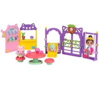 Gabby et la Maison Magique - Gabby dollhouse - Coffret Fête dans le Jardin - 3 Figurines Et 18 Éléments de Jeu Maison de Poupée - Dessin Animé Gabby Et La Maison Magique - Jouet Enfant 3 Ans et +