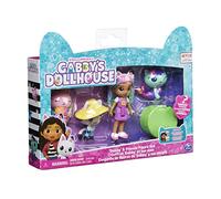 Gabby et la Maison Magique - Gabby Dollhouse - Coffret Gabby et Ses Amis - 4 Figurines Gabby Chat Et 1 Accessoire - Dessin Animé Jouet Gabby Et La Maison Magique - Jouet Enfant 3 Ans Et +