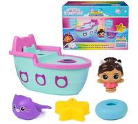 Gabby et la Maison Magique - Gabby Dollhouse - Coffret Jouet De Bain - Aspergeur Gabby Et 3 Accessoires - Dessin Animé Jouet Gabby Et La Maison Magique - Jouet Enfant 3 Ans Et +