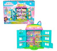 Gabby et la Maison Magique - Gabby Dollhouse - Maison de Poupée Interactive Avec 1 Figurine + 15 Accessoires - Thème Fête - Jouet Gabby Et La Maison Magique - Gabby Chat - Jouet Enfant 3 Ans +