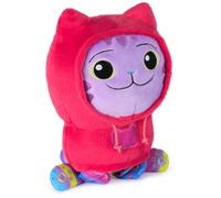 Gabby et la Maison Magique - Gabby Dollhouse - Peluche à Fonction DJ Miaou 25 Cm