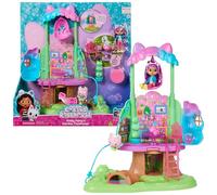 Gabby's Dollhouse Gabby et la Maison Magique - Gabby Dollhouse - Playset Cabane Fée Minette - 2 Figurines + Accessoires - Effets Lumineux - Dessin Animé Jouet Maison De Poupée - Jouet Enfant 3 Ans Et +