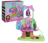 Gabby et la Maison Magique - Gabby dollhouse - Playset Cabane Fée Minette - 2 Figurines + Accessoires - Effets Lumineux - Dessin Animé Gabby Et La Maison Magique - Jouet Enfant 3 Ans et +