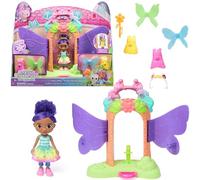 Gabby et la Maison Magique - Gabby Dollhouse - Playset Transformation - Poupée Articulée Fée Fairylandia 15 Cm avec 6 Accessoires - Dessin Animé Jouet pour Maison De Poupée - Jouet Enfant 3 Ans Et +