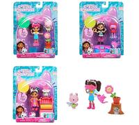 Gabby et la Maison Magique - Gabby's Dollhouse - 2 FIGURINES ET ACCESSOIRES - Gabby, 1 Figurine Chat, Accessoires - Dessin Animé Gabby Et La Maison Magique - Jouet Enfant 3 Ans et + - Modèle Aléatoire