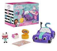 Gabby et la Maison Magique - Gabby's Dollhouse - Vehicule Chabriolette - Véhicule Avec 1 Figurine Et 2 Accessoires - Tiré Du Dessin Animé Gabby Et La Maison Magique - Jouet Enfant 3 Ans Et +