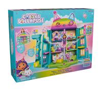 Gabby's Dollhouse Gabby et la Maison Magique - Gabby Dollhouse - Maison de Poupée Interactive Avec 1 Figurine + 15 Accessoires - Thème Fête - Jouet Gabby Et La Maison Magique - Gabby Chat - Jouet Enfant 3 Ans +