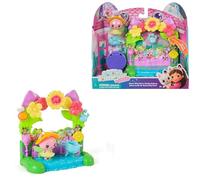 Gabby et la Maison Magique Le Film - Gabby Dollhouse - Balcon Jardin Enchanté De Fée Minette - 1 Figurine Et 5 Accessoires - Dessin Animé Jouet Maison De Poupée - Jouet Enfant 3 Ans Et +