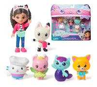 Gabby et la Maison Magique Le Film - Gabby Dollhouse - Coffret Cadeau 6 Figurines Et 5 Accessoires - Petits Chatons - Dessin Animé Jouet Maison De Poupée - Jouet Enfant 3 Ans Et +