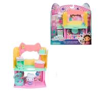 Gabby et la Maison Magique Le Film - Gabby Dollhouse - Cuisine avec P'tiChou - Double Espace De Jeu - 1 Figurine Et 7 Accessoires - Dessin Animé Pièce pour Maison De Poupée - Jouet Enfant 3 Ans Et +