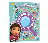 Gabby et la maison magique - Le grand cherche et trouve Grand livre cartonné - Universal Studios - Hachette Jeunesse - cartonné - Livre-jeu
