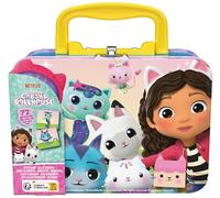 Gabby et la Maison Magique - Memo Valisette Gabby Chat - Jeu De Société - Jeu De Carte Concentration 72 Cartes pour Collecter 36 Paires - Jouet Enfant 3 Ans Et +