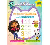 Gabby et la maison magique - Mon cahier effaçable - J'écris les nombres - (3-6 ans)