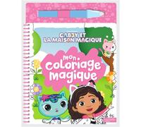 Gabby et la maison magique - Mon coloriage magique Livre de coloriage à l'eau et feutre à réservoir - Universal Studios - Hachette Jeunesse - broché - Document jeunesse
