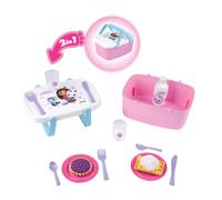 Smoby Panier pique-nique Gabby Maison Magique 2 en 1 – Transformable en table, 14 accessoires