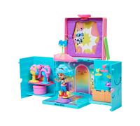 Gabby's Dollhouse , Coffret de jeu transportable Dressing arc-en-ciel avec poupée Gabby, jouets surprises et accessoires pour séance photo, jouets pour enfants à partir de 3 ans