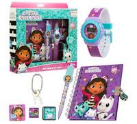 Gabby’s Dollhouse Montre Enfant Fille - Coffret Cadeau Montre Digitale Fille Gabby et la Maison Magique