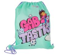 Gabby’s Dollhouse Sac à chaussures pour l'ÉDUCATION PHYSIQUE, sac à bandoulière pour filles 32x38 cm Sac à dos, pour la maternelle, la natation, le sport, cadeau pour les enfants (Gabby’s Dollhouse)
