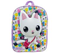 Gabby-Sac à dos, Sac, Fournitures scolaires, Maternelle, Accessoires, Couleur Violet, Produit officiel (CyP Brands)