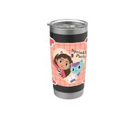 Gabby’s Dollhouse Sprinkle Party Hearts Gobelet isotherme en acier inoxydable double paroi