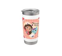 Gabby’s Dollhouse Sprinkle Party Hearts Gobelet isotherme en acier inoxydable double paroi