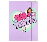 Gabby’s Dollhouse STARPAK LAMINÉ Classeur scolaire avec élastique A4 (Gabby's Dollhouse A)