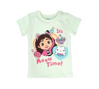 Gabby`s Dollhouse T-Shirt 'Gabby & Cakey' azur / marron / vert clair / rose, Taille 128