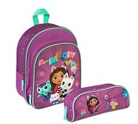 Gabby's Dollhouse - Bébé fille - Sac à dos ou trousse maternelle, Sac à dos 7601 violet, 26x31x10 cm