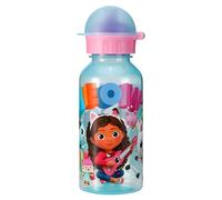 Gabby's Dollhouse Bouteille d'eau de 370 ml pour enfants, école, crèche, voyage, fabriquée en matériau durable, réutilisable, sans BPA