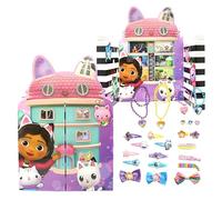 Joytoy Gabby's Dollhouse calendrier d'Avent avec bijoux et accessoires pour cheveux 28x7x40 cm