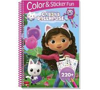 Gabby's Dollhouse: Color & sticker fun