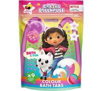 Gabby's Dollhouse Colour Bath Tabs tablettes colorées pétillantes pour le bain 3y+ 9x16 g