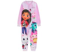 Gabby's Dollhouse Combinaison tout en un pour filles Pyjama Gabby pour enfants en polaire Polaire chaude Violet Taille, violet, 7-8 ans