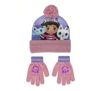 Gabby'S Dollhouse Ensemble bonnet et gants Confort et chaleur pour l'hiver | Ensemble 2 pièces bonnet et gants avec ajustement confortable et fonctionnel pour un usage quotidien et des activités de pl